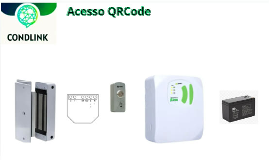 Ilustração do módulo Acesso por QR Code